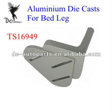 Aluminium Machined Die Cast Bed Leg,ISO/TS16949 Certified